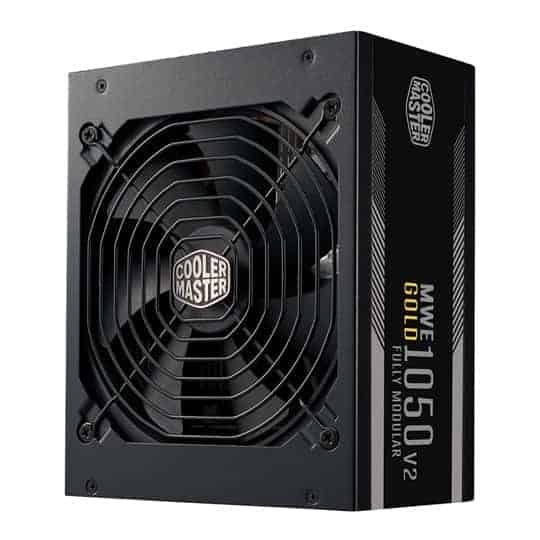 Cooler Master MWE Gold V2 1050W PCIE 5.0 Fully Modular 80+ Gold Black PSU/Power Supply ATX3.0